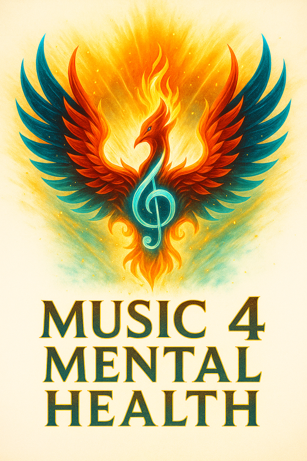 Phoenix treble clef artwork